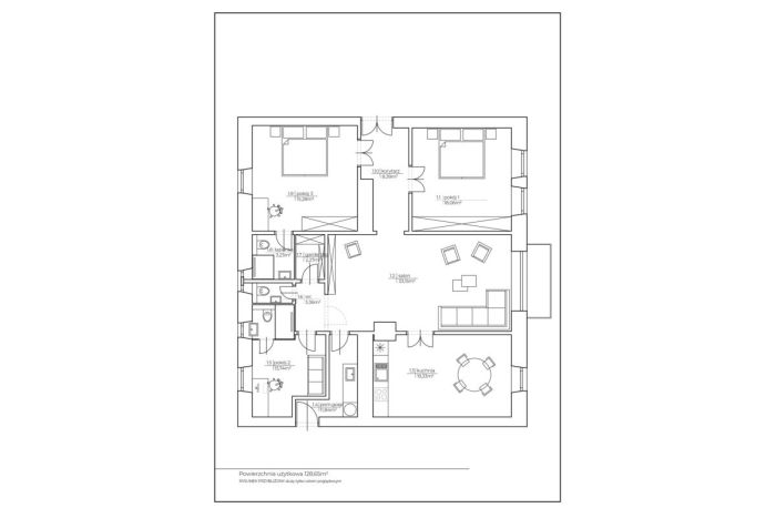 Mieszkanie 123 m², 5 pokoi - zdjęcie 12