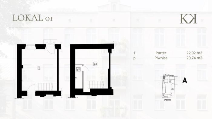 Commercial unit 23 m², 2 rooms - photo 2