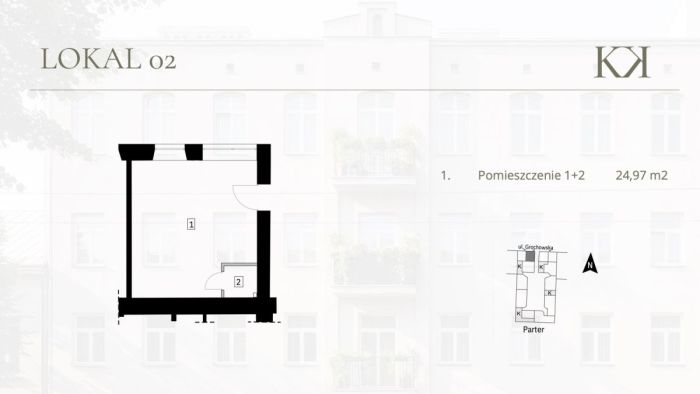 Lokal użytkowy 25 m², 1 pokój - zdjęcie 2